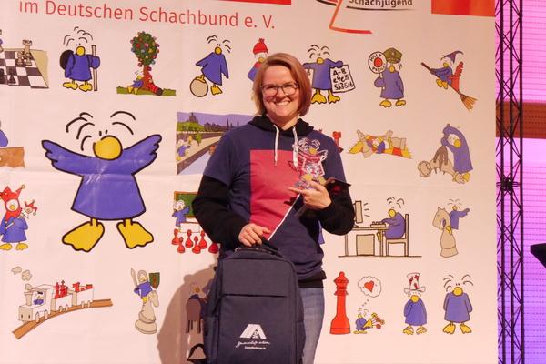 Charlotte bei der Ehrung